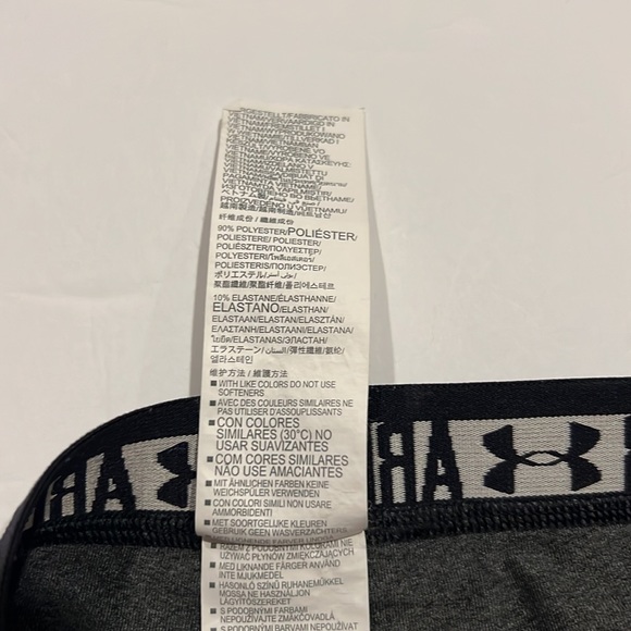 Under Armour Heat Gear Fitted Capri Gray Size Youth Large - Picture 6 of 9